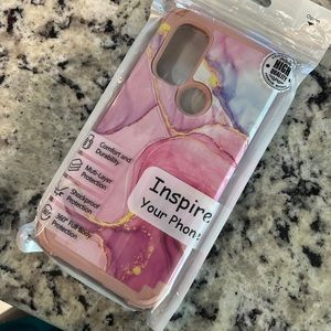 NWT Motorola Moto G Power (2022) phone case, dual layer, shockproof, 360 protect